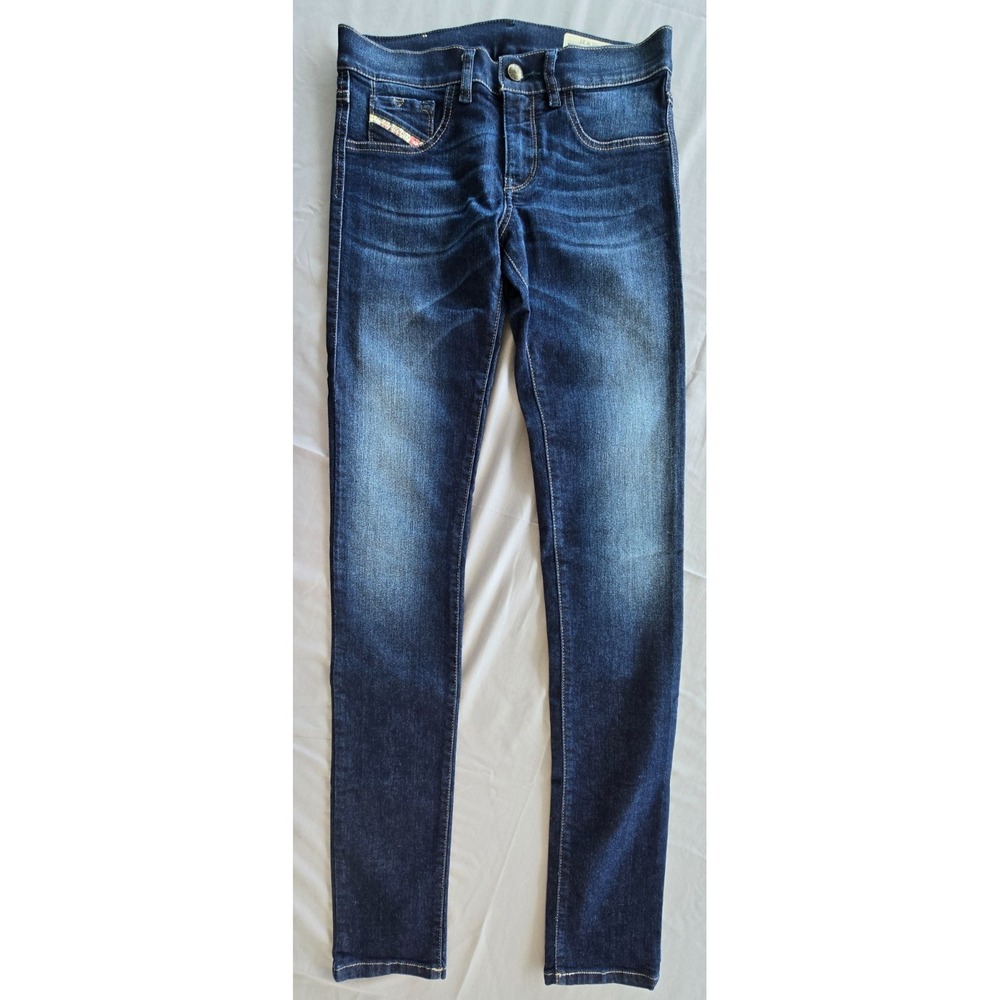 Diesel Jeans Livier Super Slim Jegging 27 Stretch 0661A Dark Wash Lowrise Denim